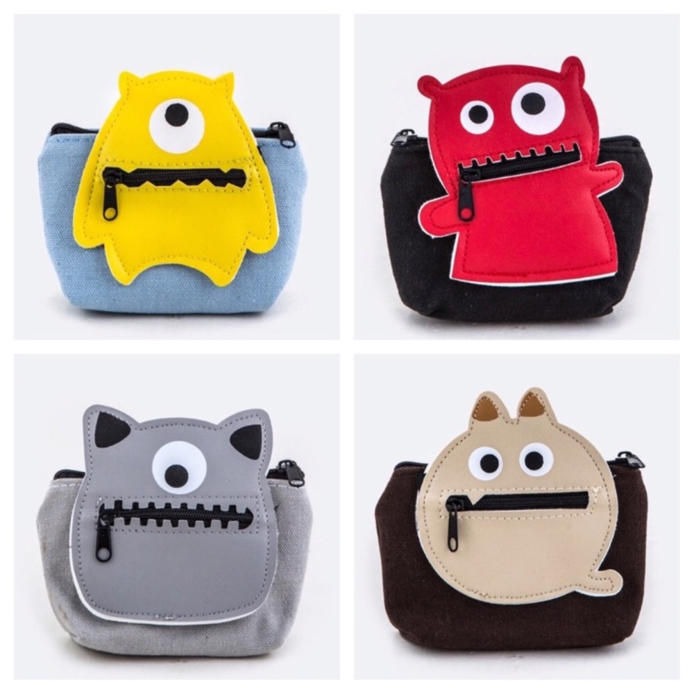 👾 1 Fun monster coin purse/pouch!